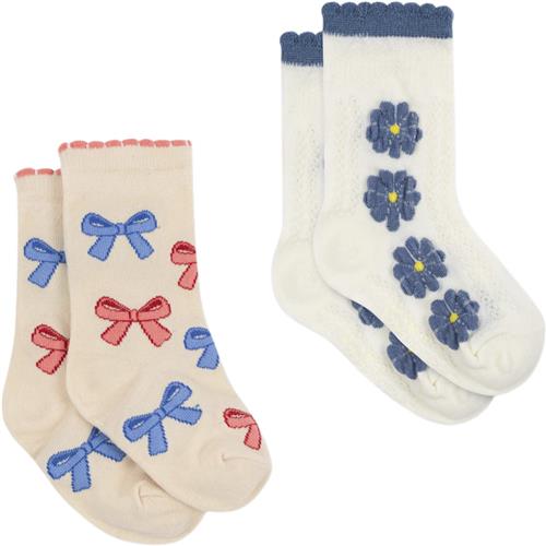 Se Konges Sløjd 2 Pack Jaquard Socks Str 25-28 - S45014 Strømper Bomuld hos Magasin ved Magasin