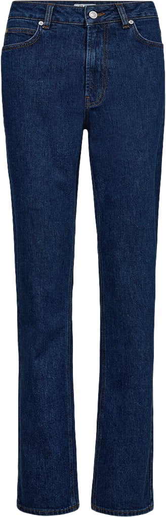 IVY Copenhagen Ivylulu Jeans Wash New York Kvinde Denim Blue Straight Jeans Slim Fit Str 28 / 32 - hos Magasin