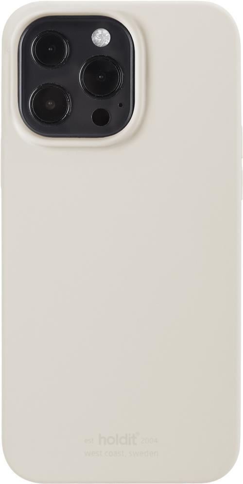 HoldIt Silicone Case Iphone 13 Pro Coconut Milk 76x13x140 mm - Mobil Covers hos Magasin