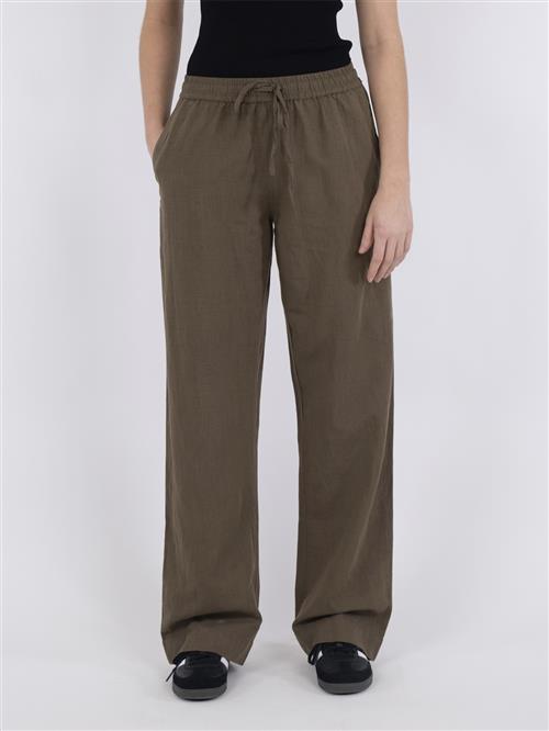 Se Neo Noir Sonar Linen Pants Kvinde Army Hørbukser Str 40 - hos Magasin ved Magasin