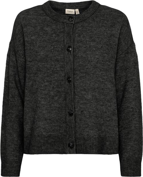 Fransa Frsanny CAR 3 Kvinde Charcoal Melange Cardigans Regular Fit Str XL - hos Magasin