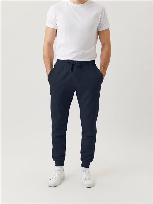 Björn Borg Centre Tapered Pants Mand Navy Blue Casual Bukser Str L - Bomuld hos Magasin