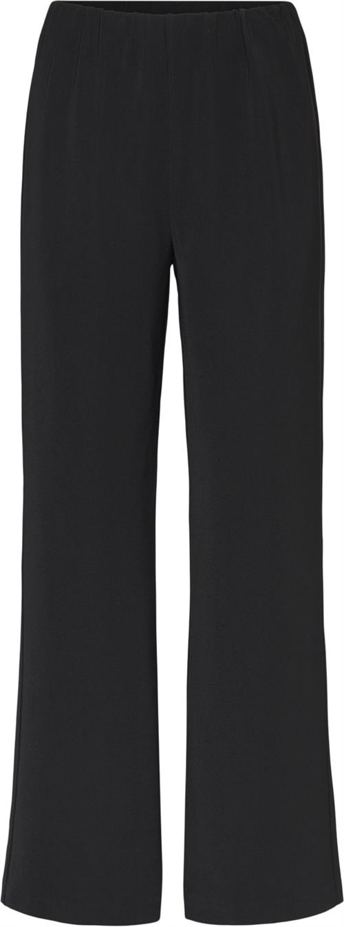 Rosemunde Casual Trousers Kvinde Sort Bukser Tætsiddende Fit Str 36 - hos Magasin