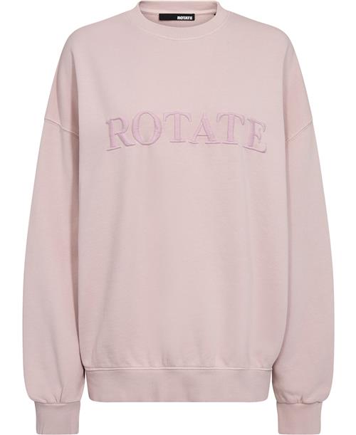 ROTATE Birger Christensen Sweat Logo Crewneck Kvinde Fairy Tale Sweatshirts Str L - hos Magasin