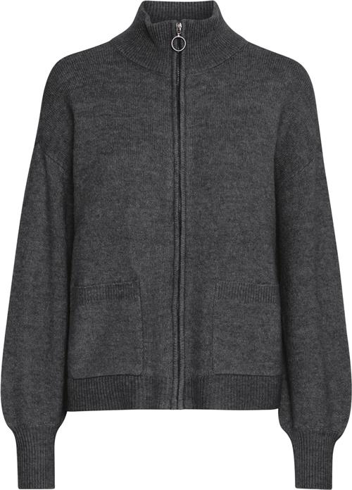 Fransa Frelvira CAR 2 Kvinde Charcoal Melange Cardigans Loose Fit Str S - hos Magasin