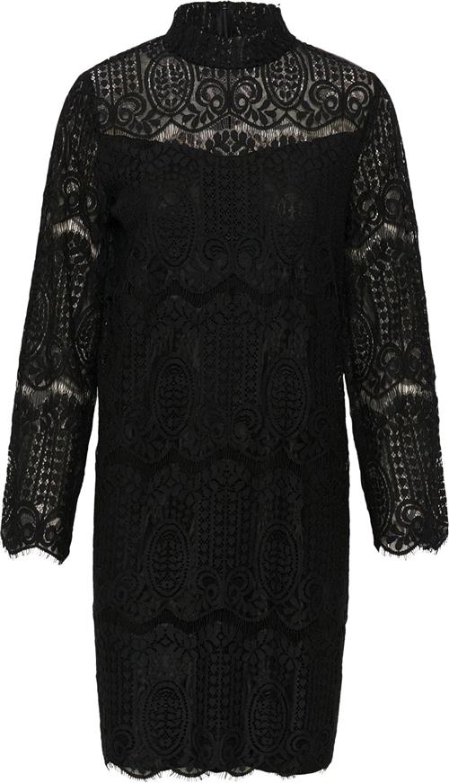 Culture Cuima Lace Short Dress Kvinde Black Korte Kjoler Str L - hos Magasin