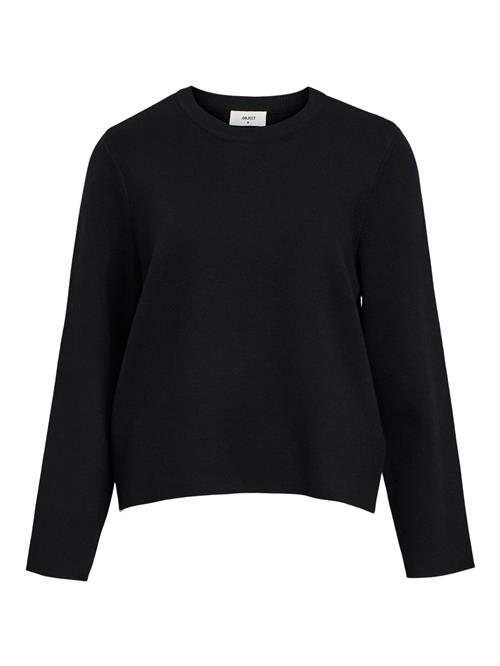 Object Objreynard Square Sleeve Oneck NOO Kvinde Black Langærmede T-shirts Str XL - hos Magasin