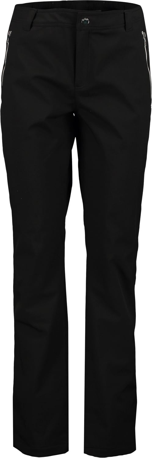 Luhta Softshell Trousers Kvinde Sort Bukser Med Lige Ben Str 38 - hos Magasin