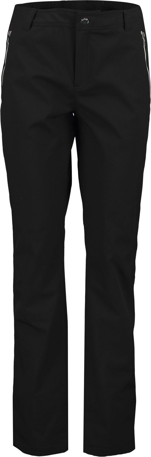 Luhta Softshell Trousers Kvinde Sort Bukser Med Lige Ben Str 36 - hos Magasin