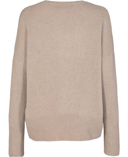 Se Lisa Yang Mila Sweater Kvinde Sand Sweaters Relaxed Fit Str S/M - hos Magasin ved Magasin