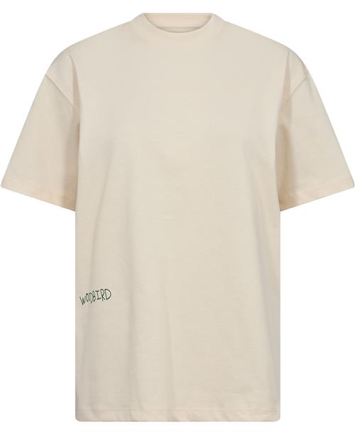 Woodbird Wbbalo Vase Tee Mand Off White - Green Kortærmede T-shirts Casual Fit Str XS - Bomuld hos Magasin