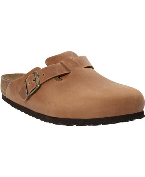 Birkenstock Boston Leoi Cognac Mand Cognac Sandaler Str 44 - hos Magasin