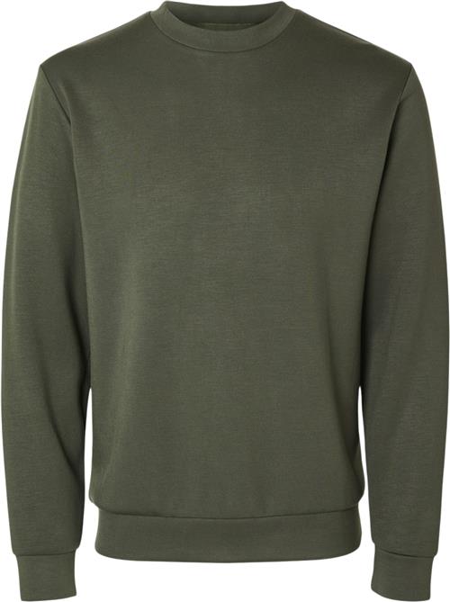 Selected Homme Slhemanuel Soft Crew Neck Sweat NOO Mand Forest Night Sweatshirts Str XXL - hos Magasin