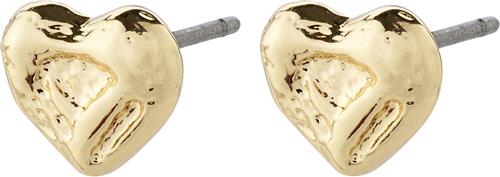 Pilgrim Arlet Recycled Earrings Goldplated one size - Ørestikker hos Magasin