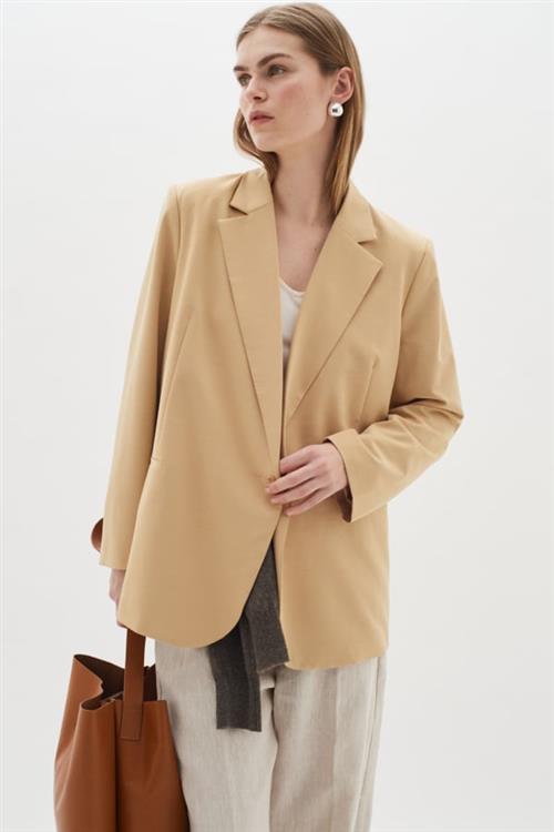 InWear Naxaiw Blazer Kvinde Alabaster Blazere Str 42 - hos Magasin