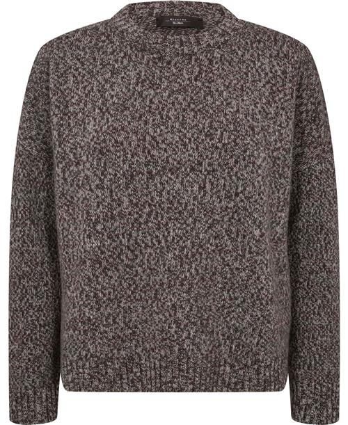 Se Weekend Max Mara Moxa Kvinde Dark Bown Sweaters Str L - hos Magasin ved Magasin