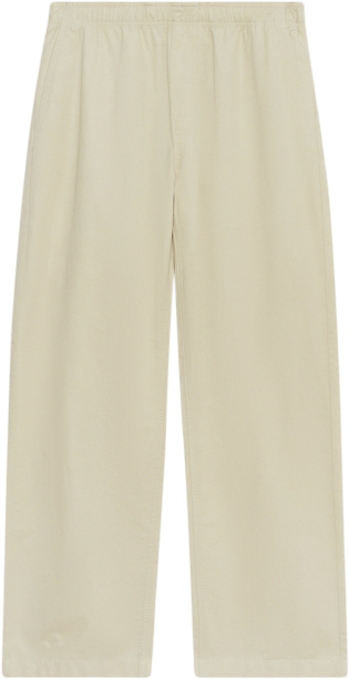 Se Wood Wood Lee Washed Twill Trousers Mand Oyster Casual Bukser Str L - hos Magasin ved Magasin