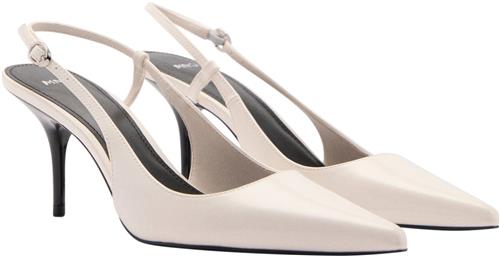 Se MANGO Pointed toe Heel Shoes Kvinde White Slingbacks Str 42 - hos Magasin ved Magasin