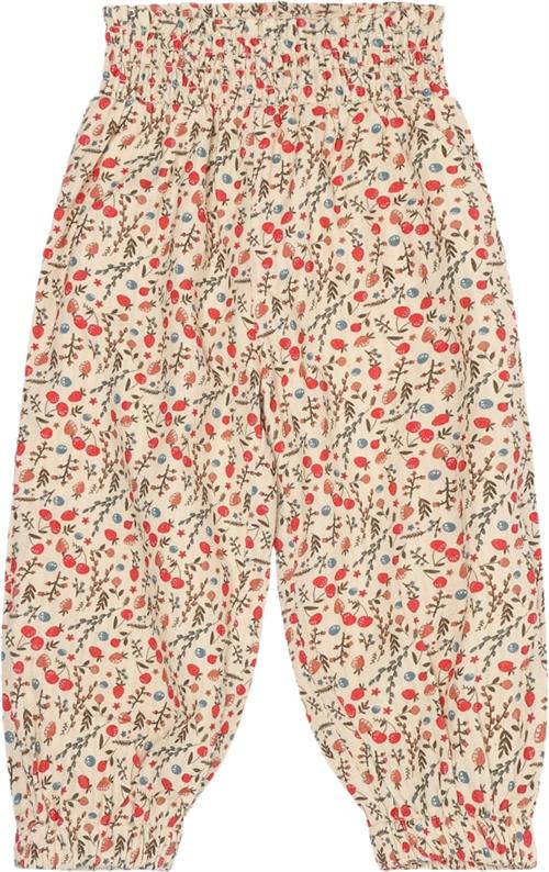 The New Tnslyanra Pants Str 92 cm - Angora Nature Aop Bukser Bomuld hos Magasin