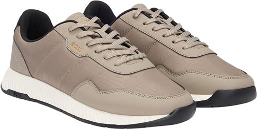 BOSS Titanium_Runn_Nypu Mand Dark Beige Sneakers Str 40 - hos Magasin