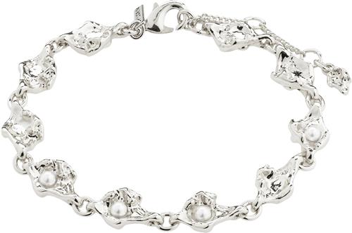 Pilgrim Inaya Recycled Bracelet Silverplated one size - Kædearmbånd Med Vedhæng hos Magasin