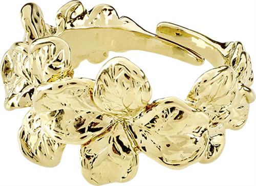 Se Pilgrim Echo Recycled Ring Goldplated one size - Ringe hos Magasin ved Magasin