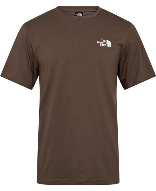 The North Face M S/S Simple Dome TEE Smokey Brown Mand Smokey Brown Kortærmede T-shirts Str L - hos Magasin