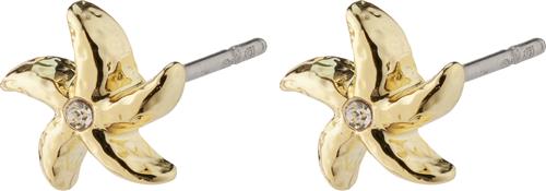 Pilgrim Oakley Recycled Starfish Earrings Goldplated one size - Ørestikker hos Magasin