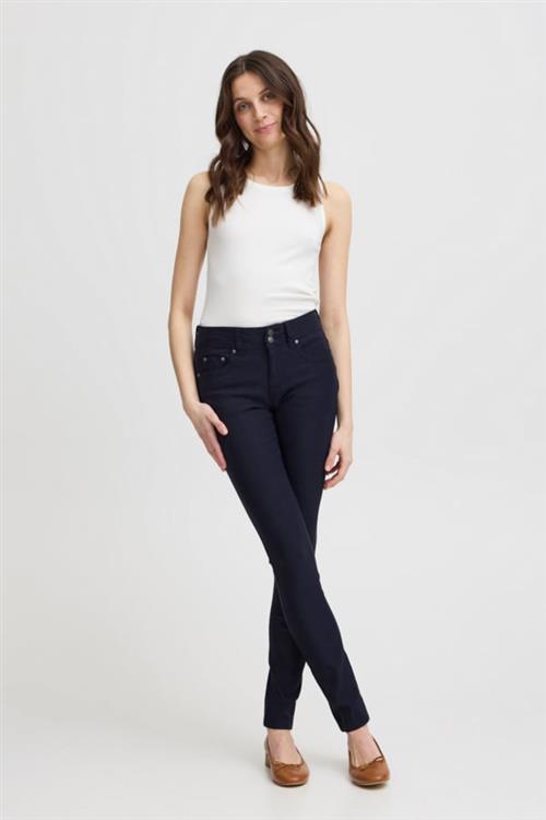 Se Fransa Zalin 2 Pant Kvinde (Noos) Dark Peacoat Skinny Jeans Tight Fit Str 42 - hos Magasin ved Magasin