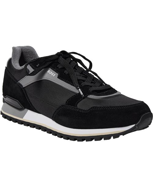 BOSS Parkourl_Runn_Sdnyt Mand Charcoal Sneakers Str 41 - hos Magasin