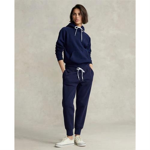 Se Polo Ralph Lauren Fleece Pullover Hoodie Kvinde Blå Hættetrøjer Str S - hos Magasin ved Magasin