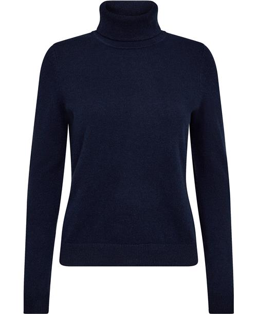 Christian Berg Kkarita ML - 100 Cashmere Kvinde Navy Sweaters Str XL Cashmere - hos Magasin