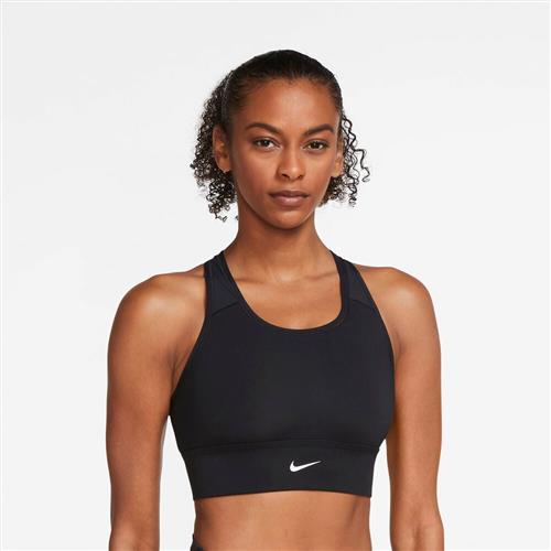 Nike Swoosh Longline Sports Bh XS - Sports Bh'er Polyester hos Magasin