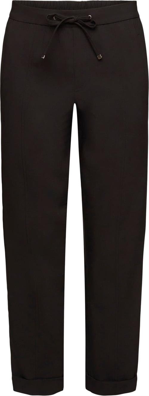 Esprit Jogger Kvinde Black Bukser Med Lige Ben Str 40 - hos Magasin