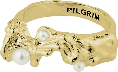 Se Pilgrim Raelynn Recycled Ring Goldplated one size - Ringe hos Magasin ved Magasin