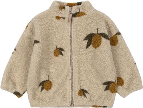 Se Konges Sløjd Jody Teddy Jacket GRS Str 2Y - Mon Grand Citron Fleece Bomuld hos Magasin ved Magasin