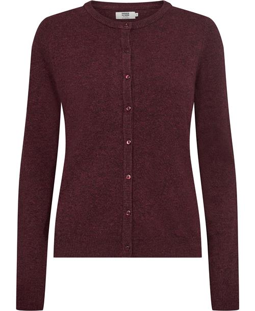 Magasin du Nord Collection Magasin Myrna 3 RWS Cardigan Lambswool Kvinde Port Royal Cardigans Str L Uld