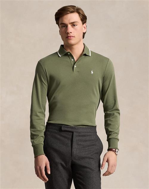 Se Polo Ralph Lauren 50/1 Interlocklsl-psh Mand Garden Trail Langærmede Poloer Str S - hos Magasin ved Magasin