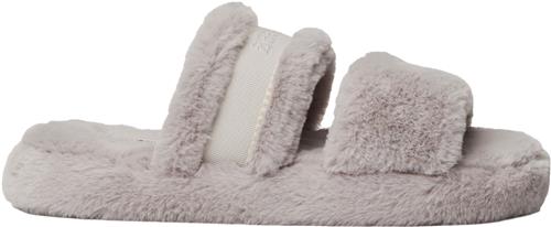 Tommy Hilfiger Hilfiger FUR Basics Slipper Kvinde Grey Whisper Hjemmesko Str 39/40 - hos Magasin