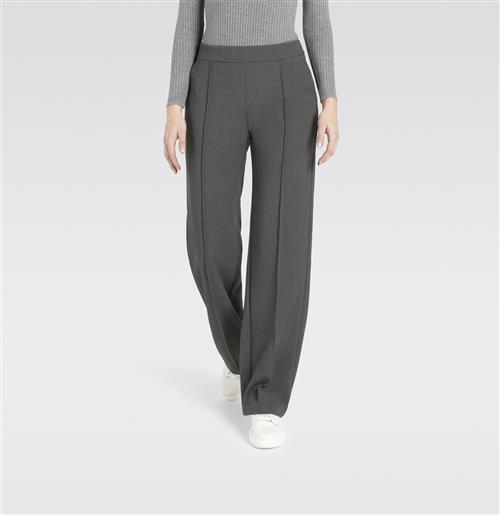 Se MAC Jeans Chiara Smart Kvinde Silver Shadow Melange Bukser Med Lige Ben Str W42 / L32 - hos Magasin ved Magasin