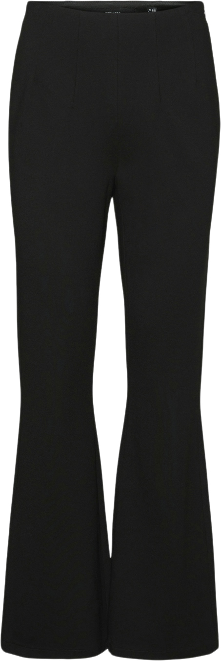 Se Vero Moda Vmaugusta HR Slim Flared Pant Kvinde Black Flare Bukser Str "M/""32" - hos Magasin ved Magasin