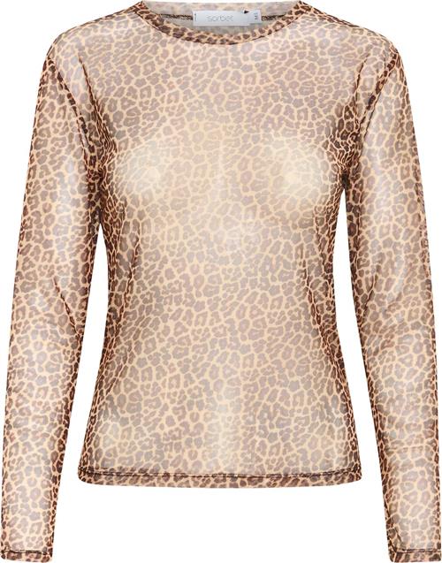 Sorbet Sbinna Leotop Kvinde Animal Toppe Str L/XL - hos Magasin