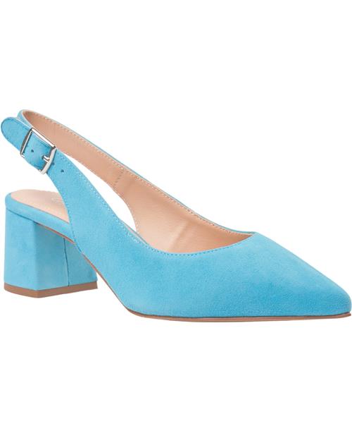 Se Gardenia Cupiter Goat Suede Kvinde Blue Pumps & Stiletter Str 41 - Læder hos Magasin ved Magasin