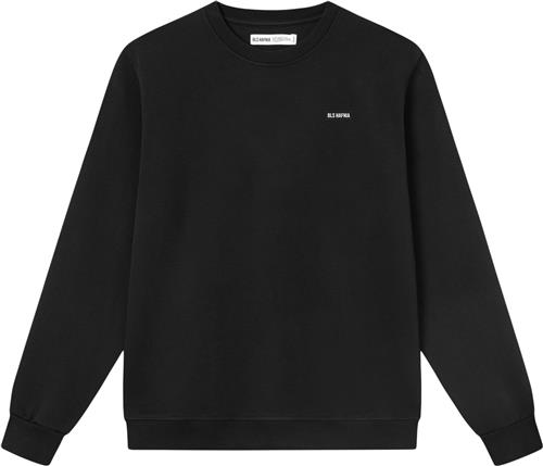 Se BLS Hafnia Essential Logo Crewneck 2 Mand Black Sweatshirts Str S - hos Magasin ved Magasin