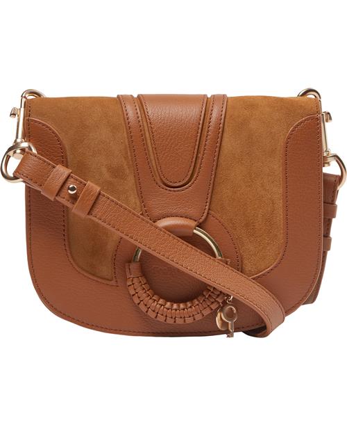 Se See by Chloé Shoulder Bags, Caramello, Single Size TU - Skuldertasker Læder hos Magasin ved Magasin