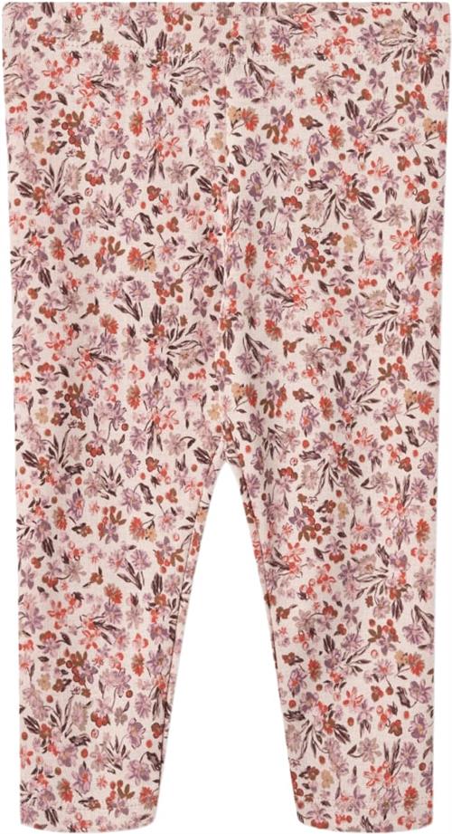 Se Wheat Jersey Leggings Jules Str 74/9m - Pale Rose Flowers Leggings Bomuld hos Magasin ved Magasin