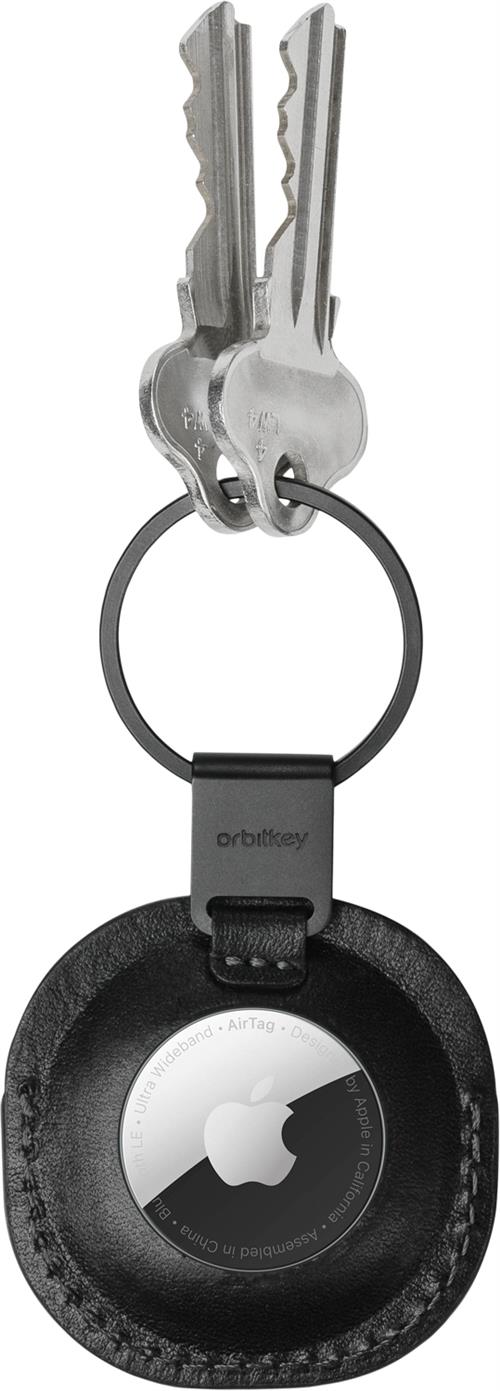 Se Orbitkey Leather Holder Black ONE SIZE - Nøgleringe Læder hos Magasin ved Magasin