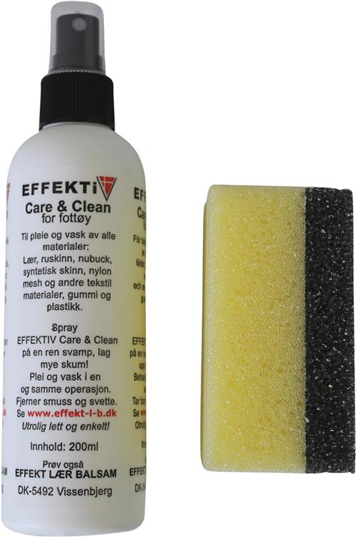 Nøgle & Hælebar Effekt Care and Clean Mand Neutral Skopleje Str 200ml - Nylon hos Magasin