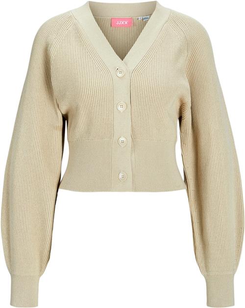 Se JJXX Jxstina Twist Cardigan Knit Kvinde Fog Cardigans Str S - hos Magasin ved Magasin