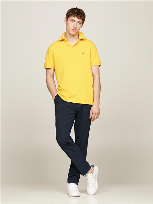 Se Tommy Hilfiger 1985 Regular Polo Mand Primary Yellow Kortærmede Poloer Str S - hos Magasin ved Magasin